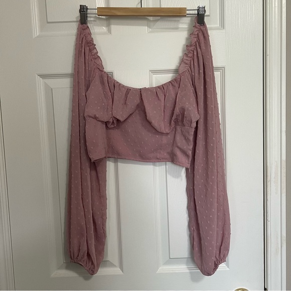 Shein, Crop Blouse, Medium - Picture 2 of 2